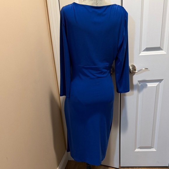Ralph Lauren Cobalt Blue Long Sleeve Dress - Picture 3 of 3